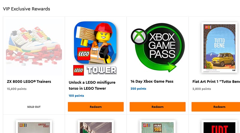 VIP stock of Adidas LEGO trainers runs out immediately