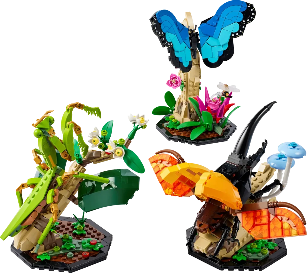 LEGO Ideas 21342 the insect collection contents 1024x913