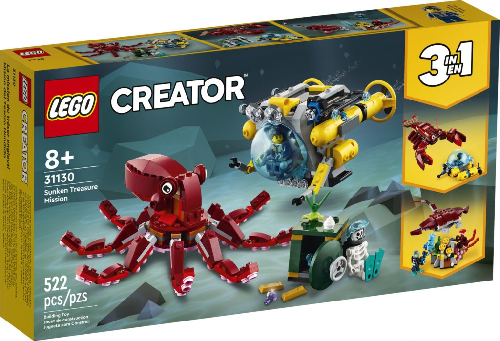 LEGO 31130 Sunken Treasure Mission 1024x699