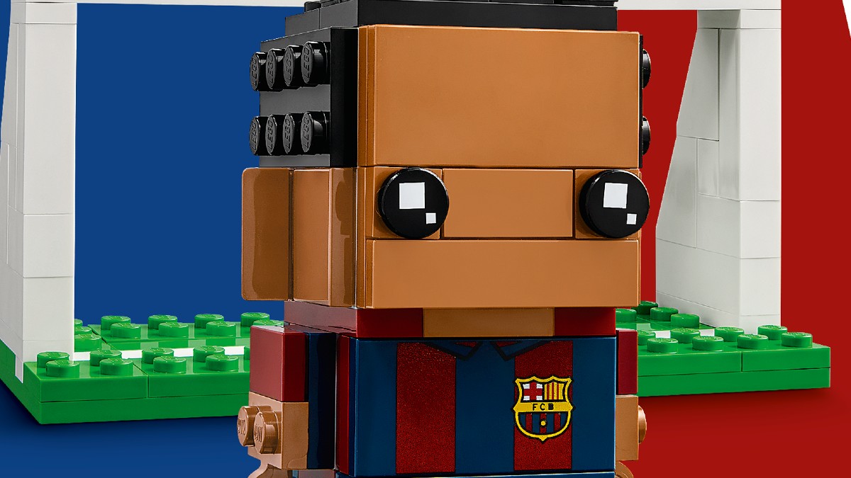 LEGO BrickHeadz 40542 FC Barcelona Go Brick Me revealed