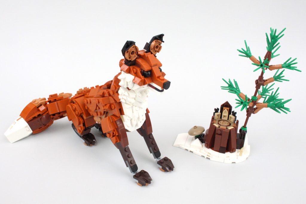 lego creator 3 in 1 31154 forest animals red fox review fox model 1 1024x683