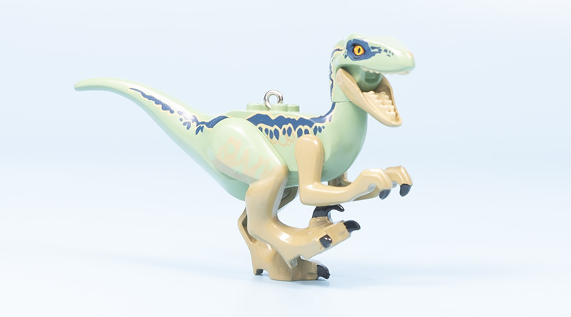 LEGO Jurassic World Velociraptor Blue Ornament review