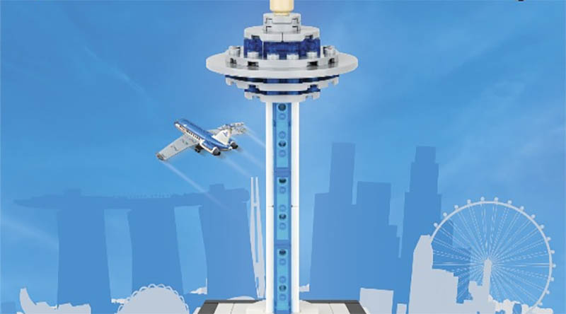 Exclusive LEGO Changi Airport Tower set found in Singapore