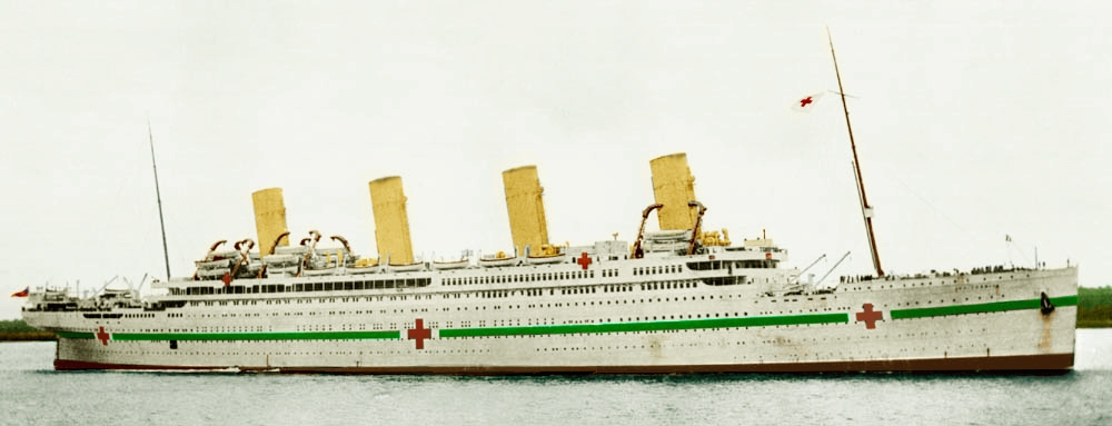 HMHS Britannic Colourized