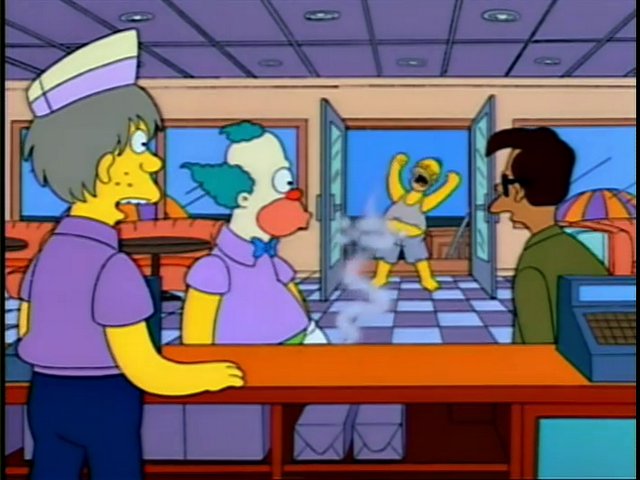 Simpsons give me 700 Krusty burgers