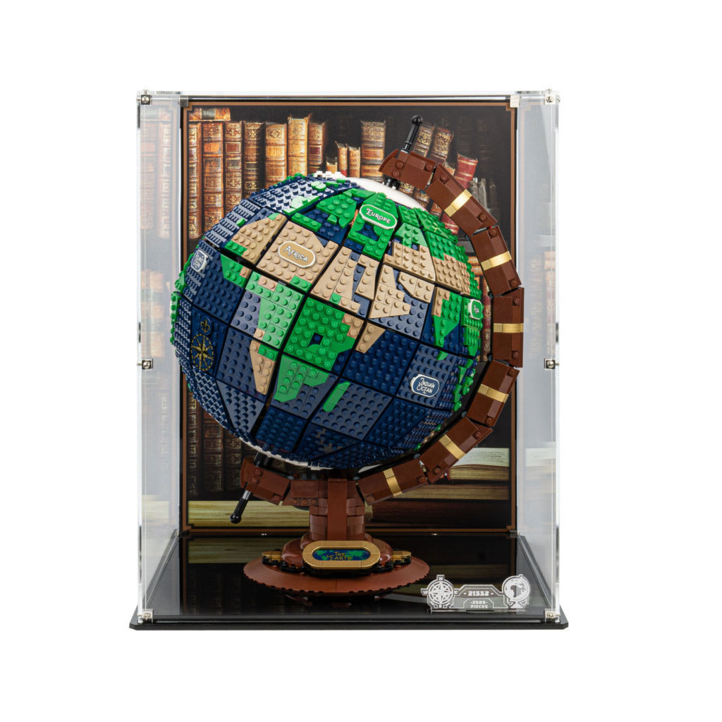 LEGO Ideas 21332 The Globe Wicked Brick display case 1024x1024