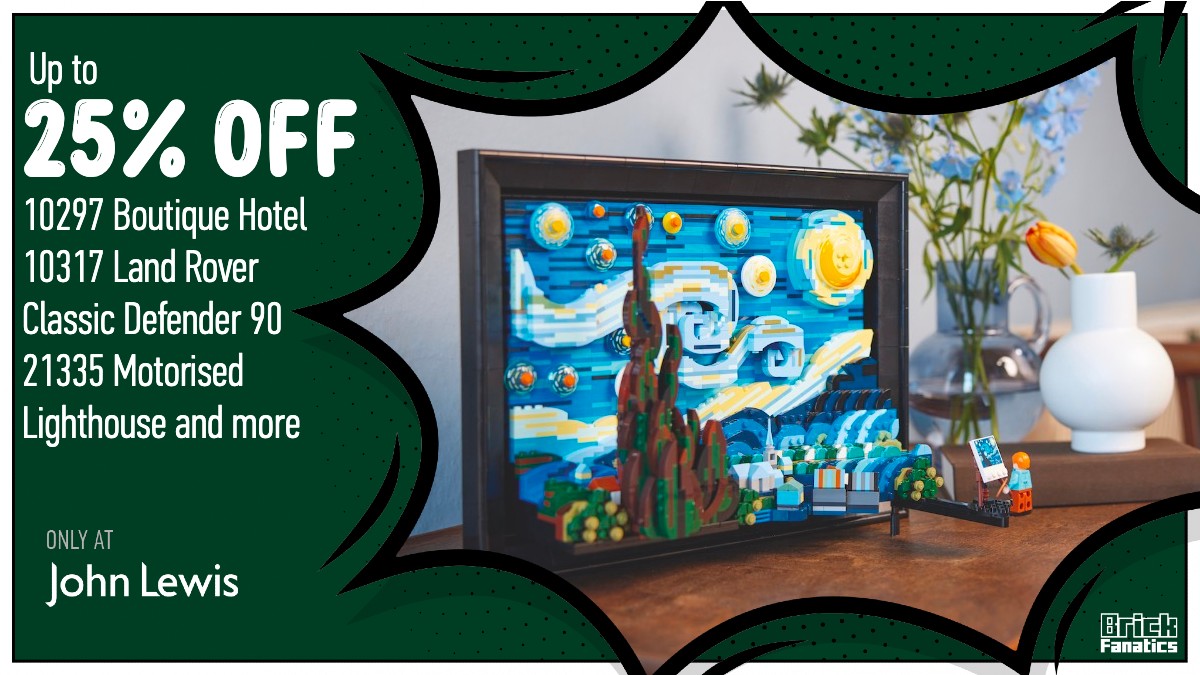 Don't miss out on up to 25% off LEGO Icons, Ideas, and more in huge John Lewis sale