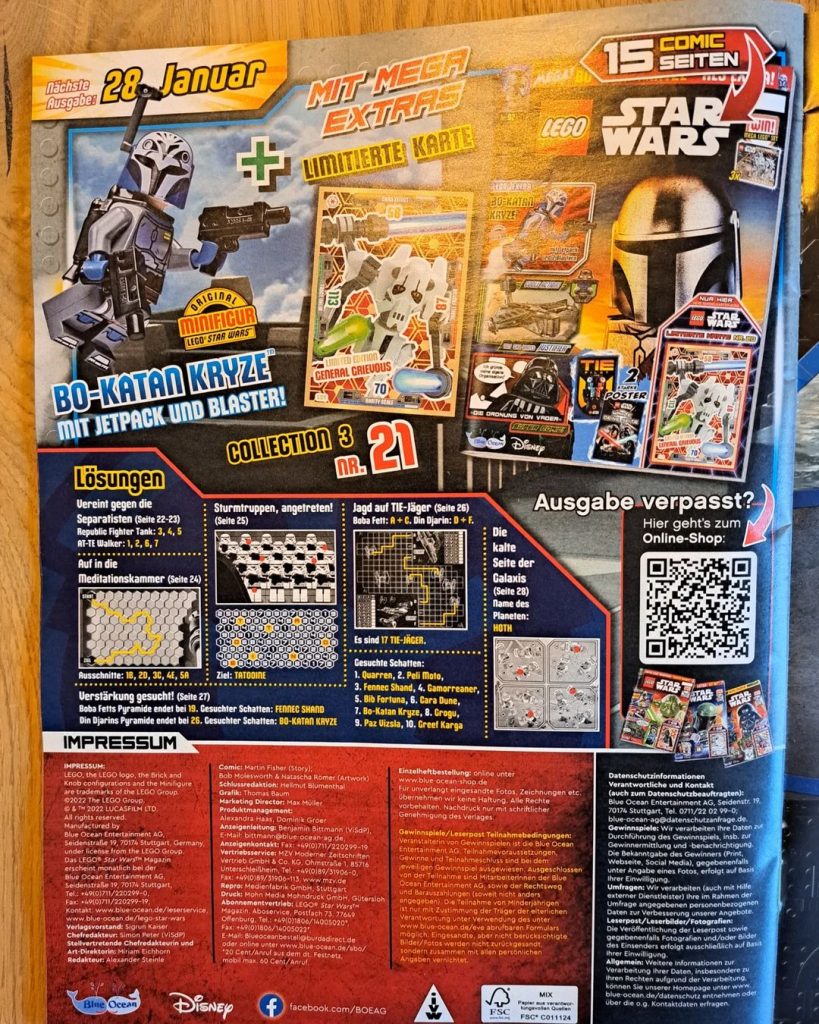 JANSPRYMR LEGO Star Wars magazine Issue 92 preview 819x1024