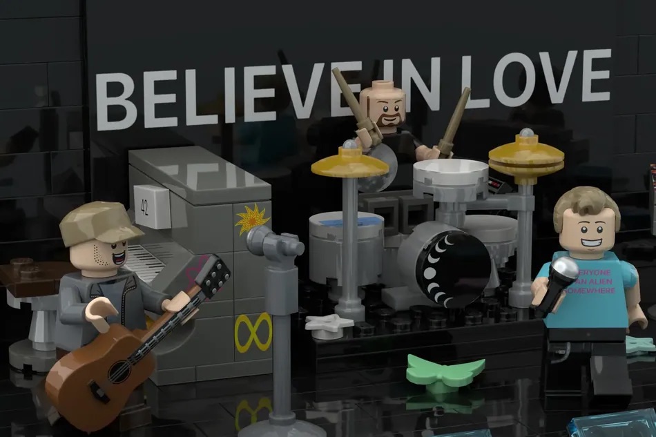 LEGO Ideas Coldplay Music of the Spheres World Tour Diorama 5