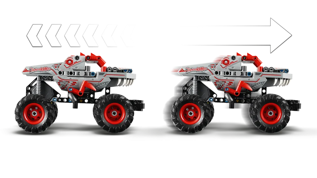 LEGO Technic 42200 Monster Jam ThunderROARus Pull Back 5 1024x576
