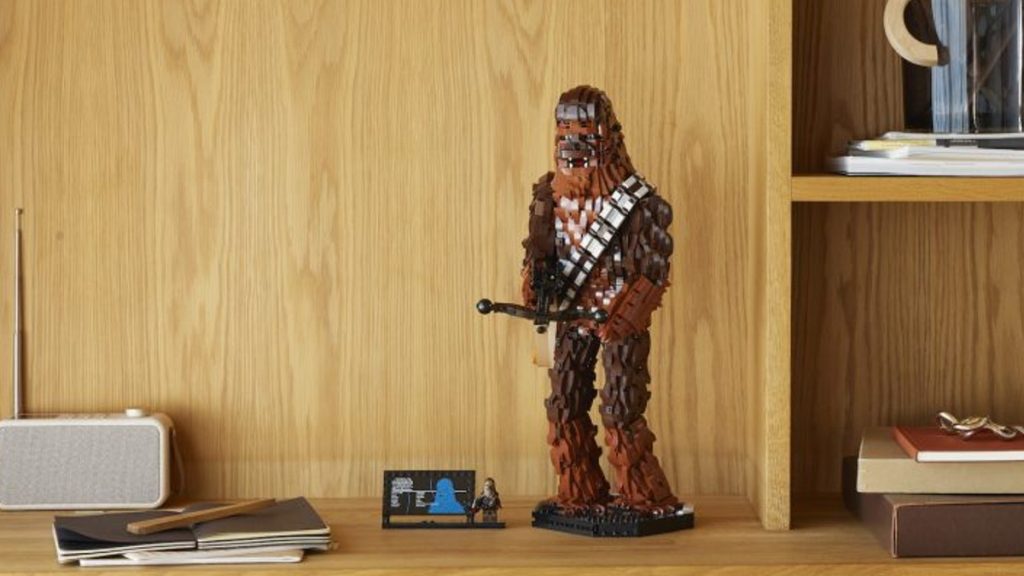LEGO Star Wars 75371 chewbacca lifestyle shelf featured 1024x576