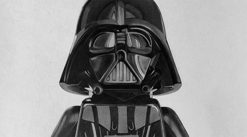 Brick Pic of the Day: Sketching the dark side