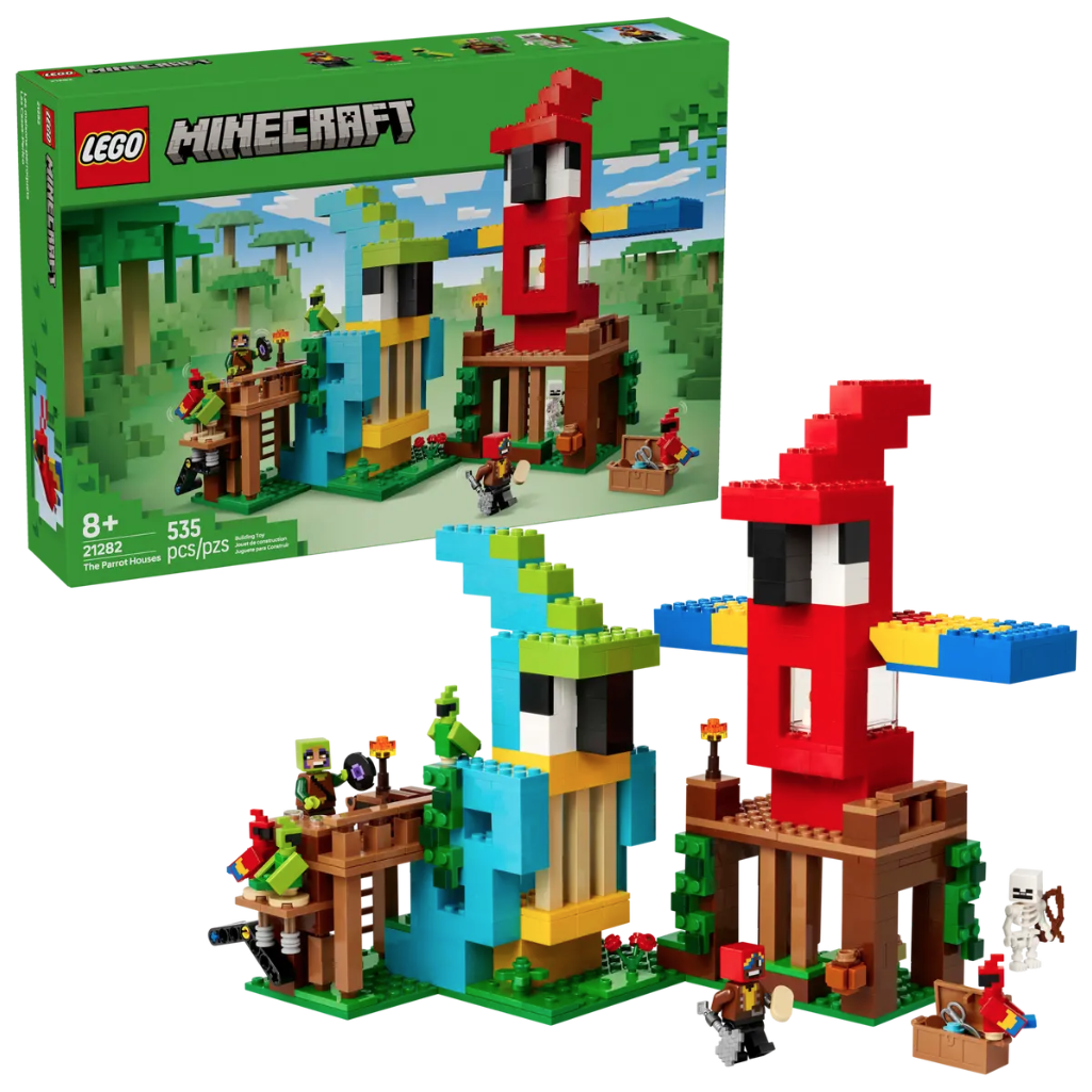 LEGO Minecraft 21282 The Parrot Houses 2 1