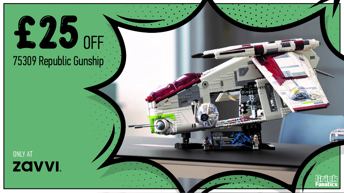 Fly in and save £25 on LEGO Star Wars 75309 Republic Gunship