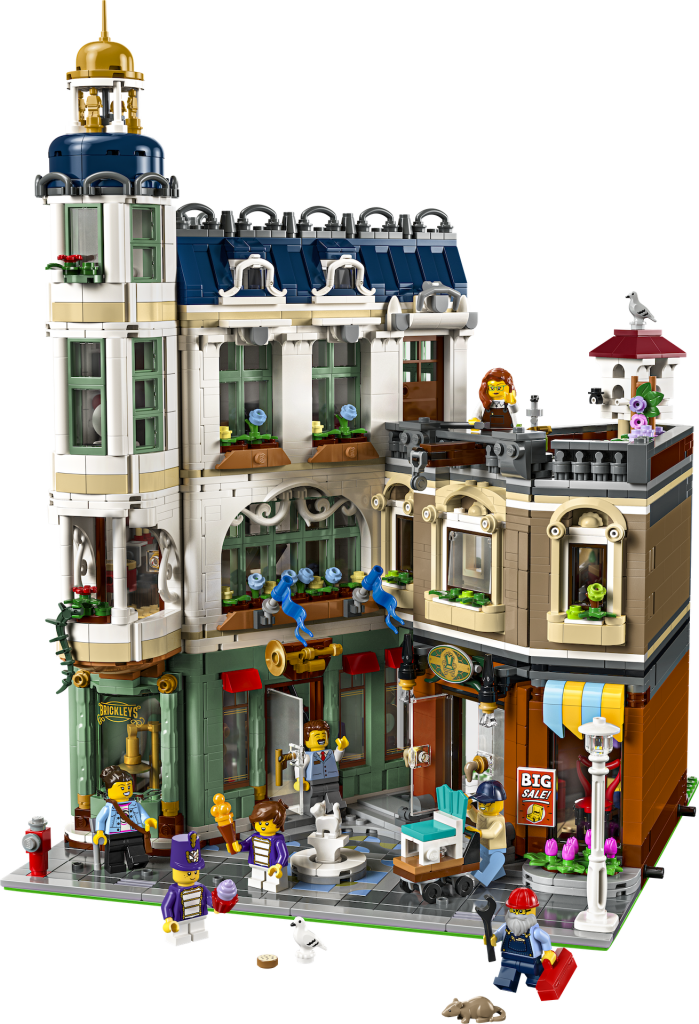 LEGO Icons modular building 11371 Shopping Street 3 699x1024