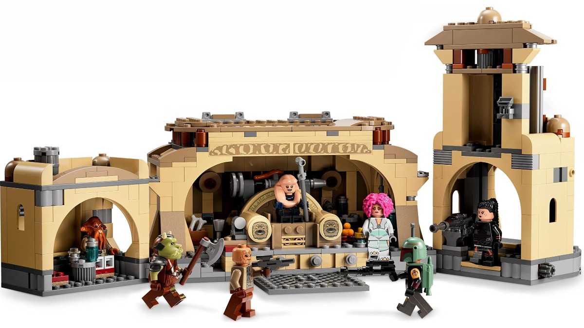 Better images of LEGO Star Wars 75326 Boba Fett's Throne Room