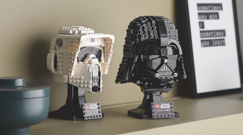 LEGO Star Wars Darth Vader and Scout Trooper helmet release date and prices confirmed