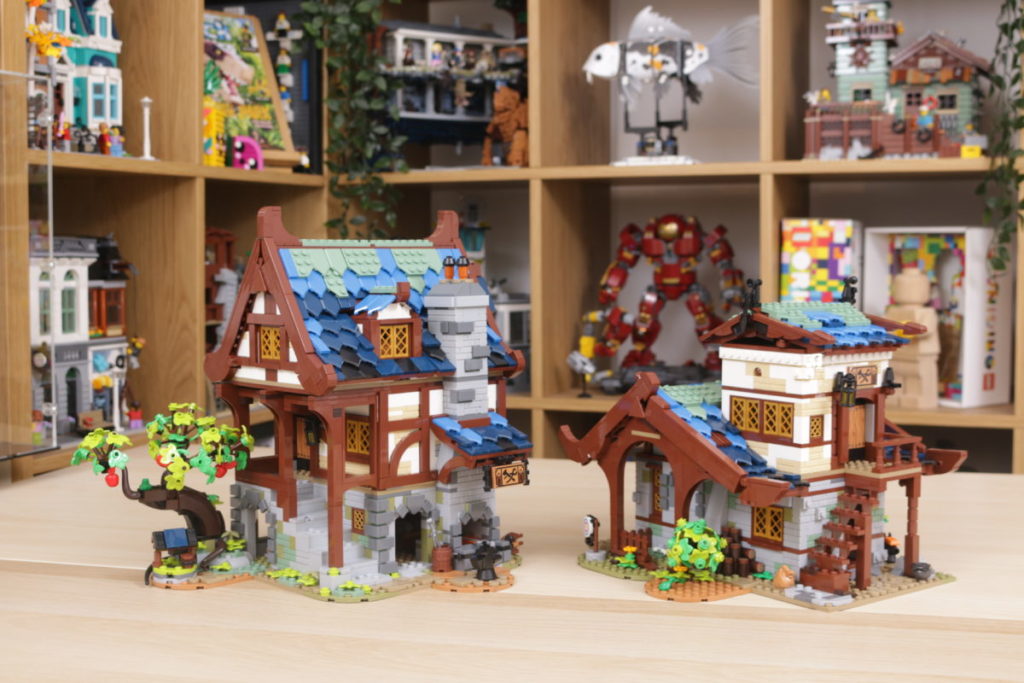 Rebuilding LEGO Ideas 21318 Medieval Blacksmith with Rebrickable 43 1024x683