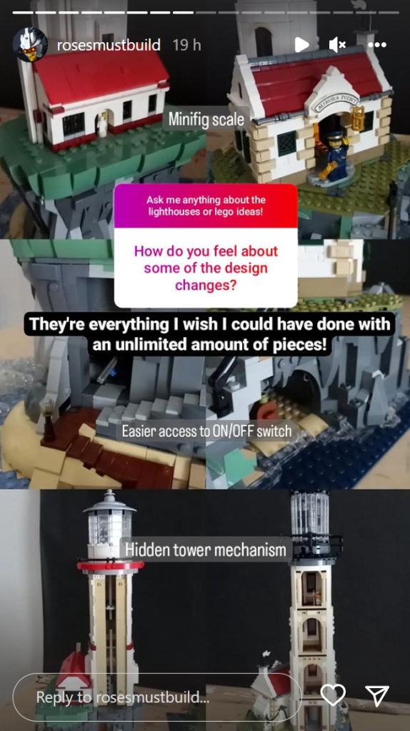 LEGO 21335 motorised lighthouse changes 574x1024