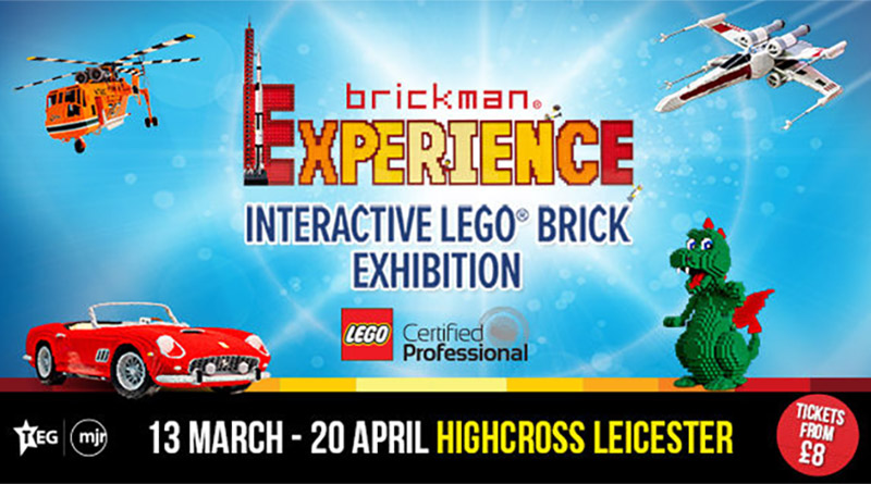Ryan McNaught’s Brickman Experience LEGO exhibit opens today in the UK