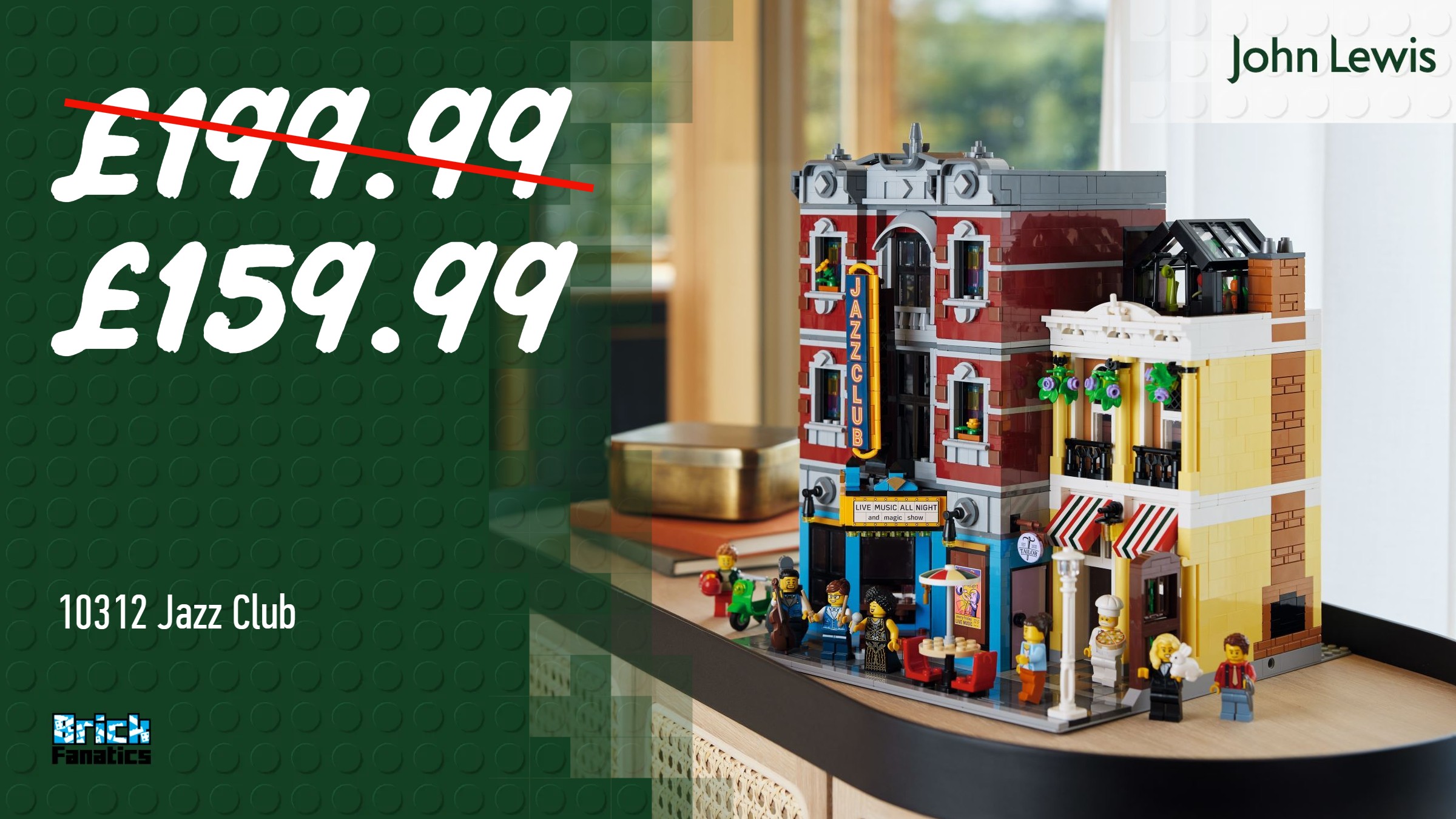 Huge price drop on LEGO Modular Building in John Lewis sale