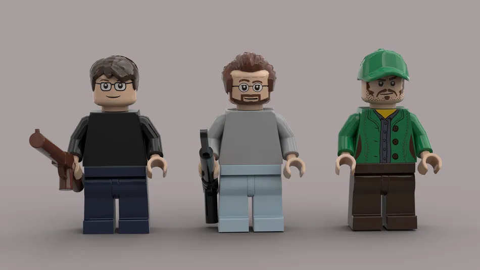 LEGO Ideas Jaws original minifigures