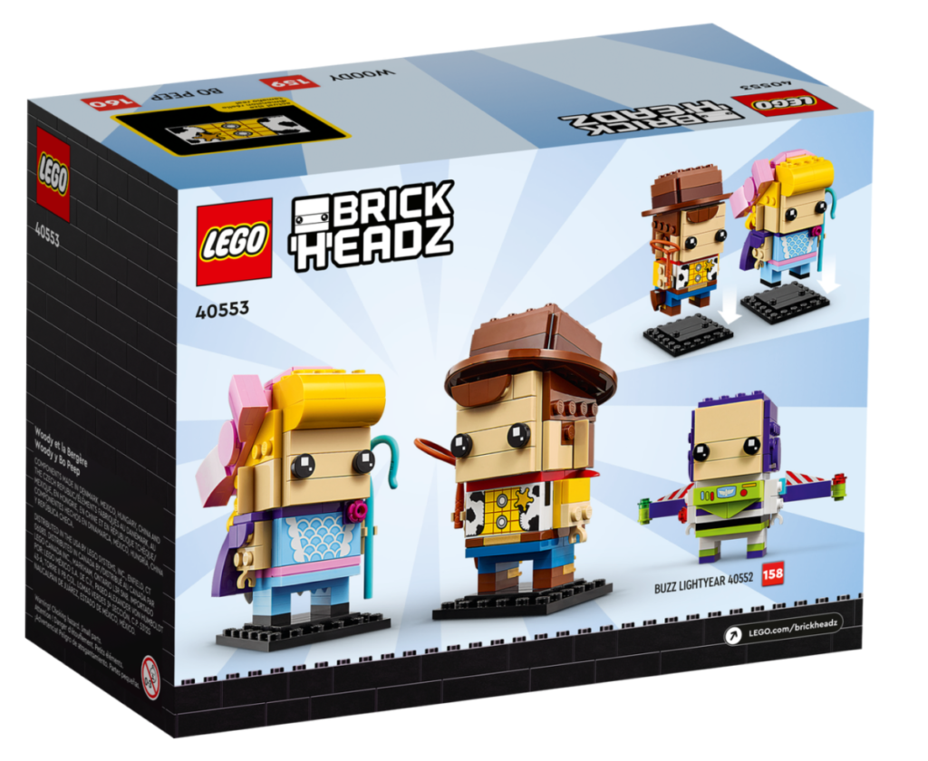 LEGO BrickHeadz 40553 Woody and Bo Peep box back 1024x840
