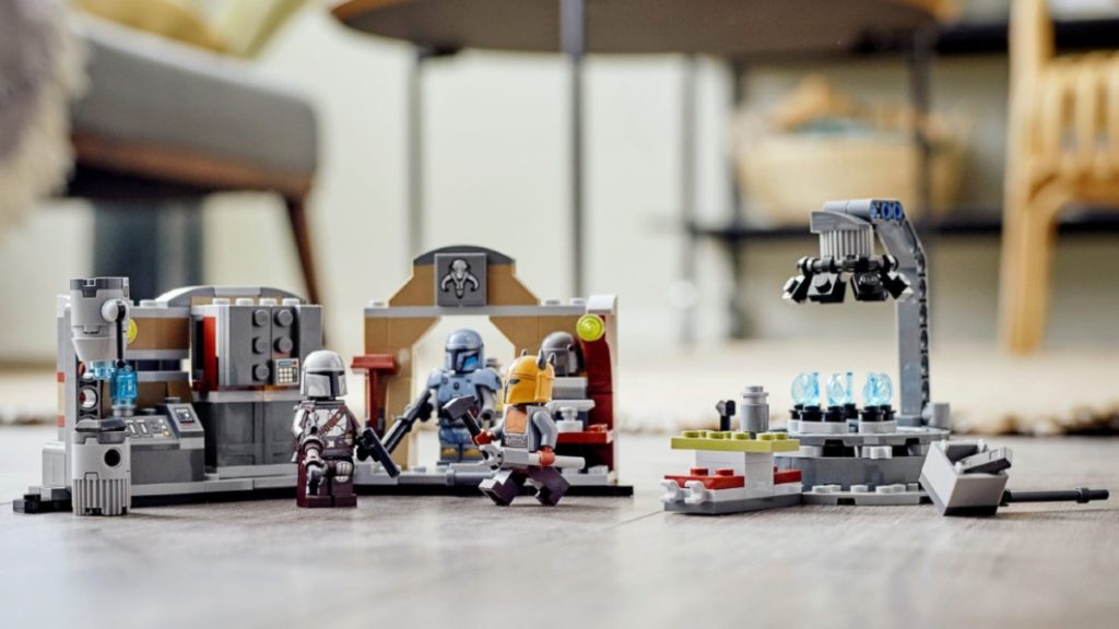 LEGO Star Wars 75319 The Armorers Mandalorian forge lifestyle 1 featured resized 1024x576
