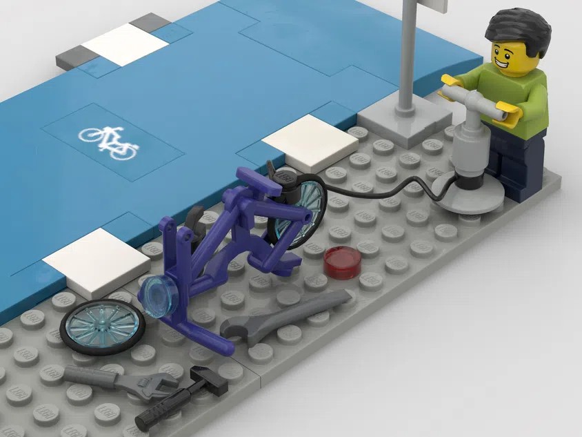 LEGO Ideas bike lanes 2