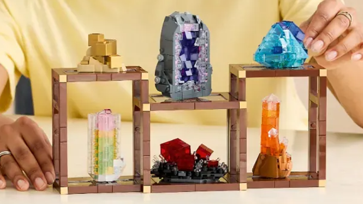 LEGO Ideas Mineral Collection required all-new elements