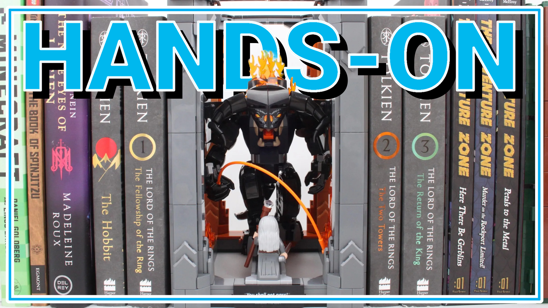 Don't judge the LEGO The Lord of the Rings Balrog Book Nook by its cover