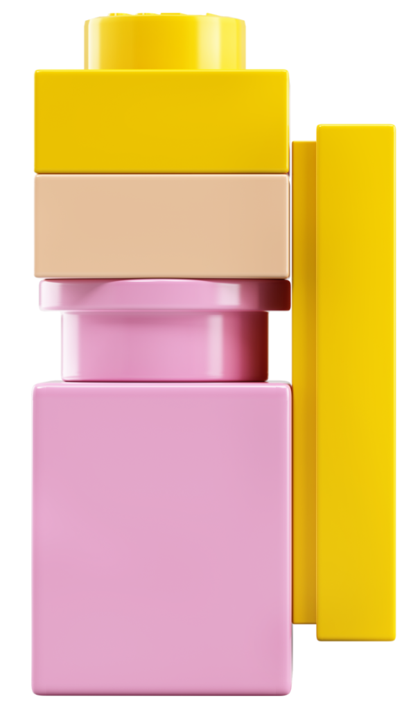 LEGO 71395 Super Mario 64 Question Mark Block peach