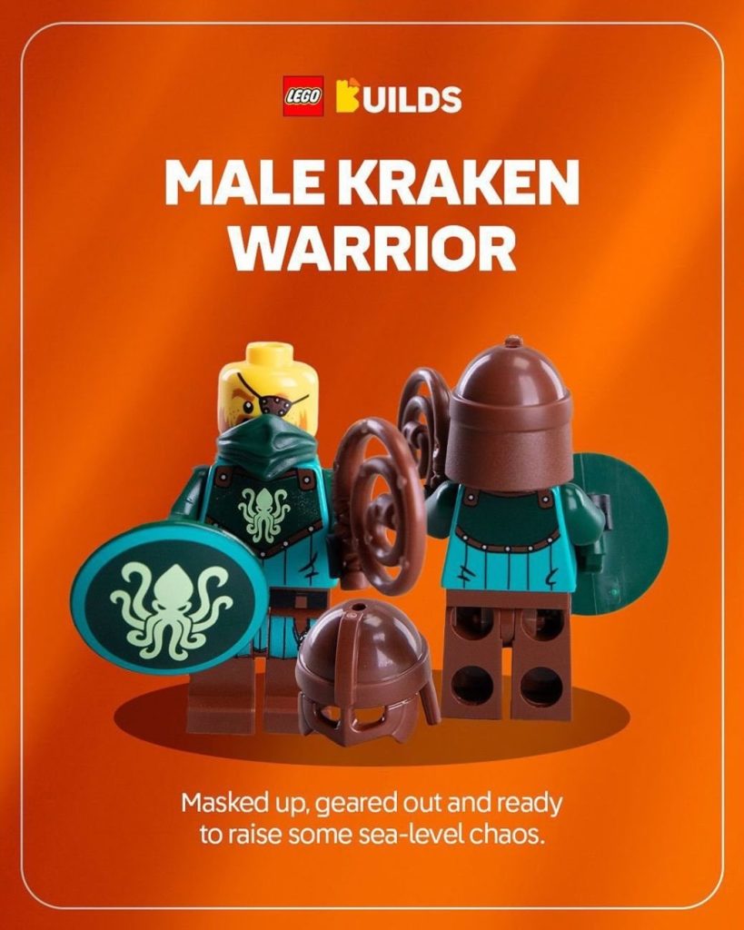 LEGO Ideas 21358 Minifigure Vending Machine Male Kraken Warrior 819x1024