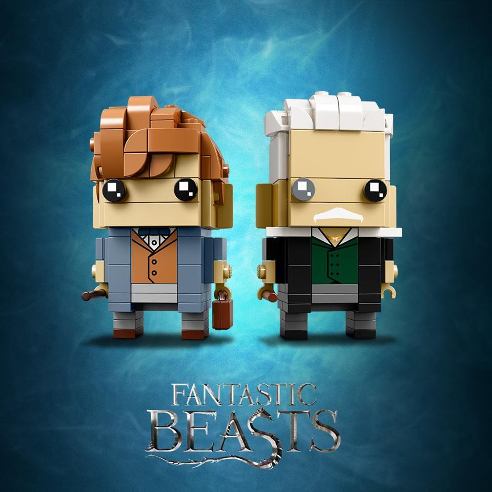 LEGO BrickHeadz Fantastic Beasts 41631 Newt Scamander and Gellert Grindelwald revealed