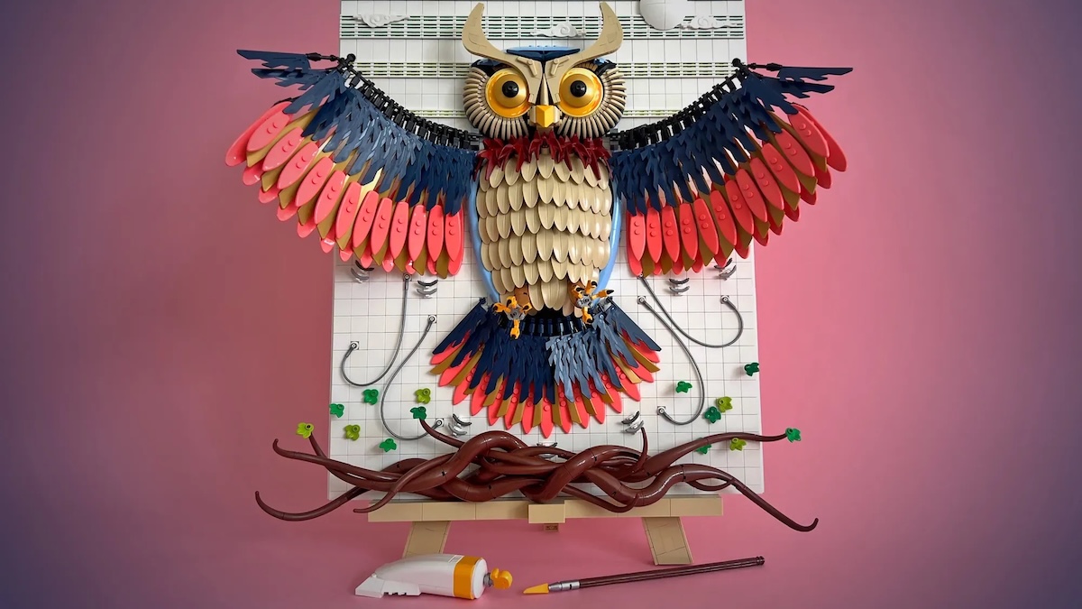 LEGO Ideas flies from colourful painting to brick-built life