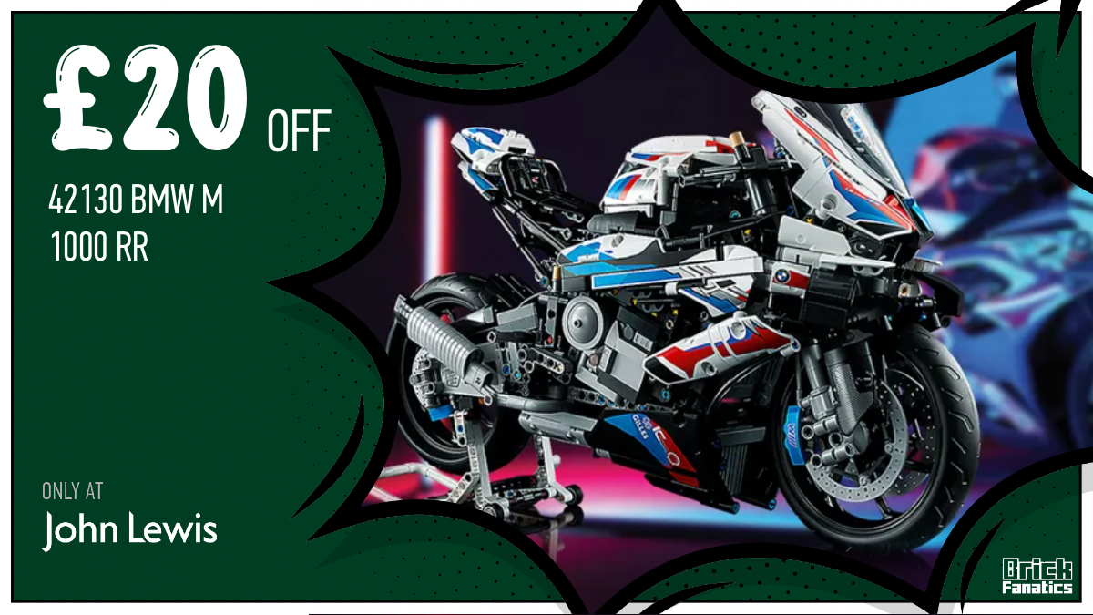 Get 10% off LEGO Technic 42130 BMW M 1000 RR at John Lewis
