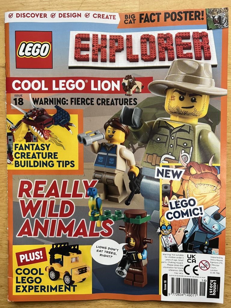 LEGO Explorer magazine issue 18 cover