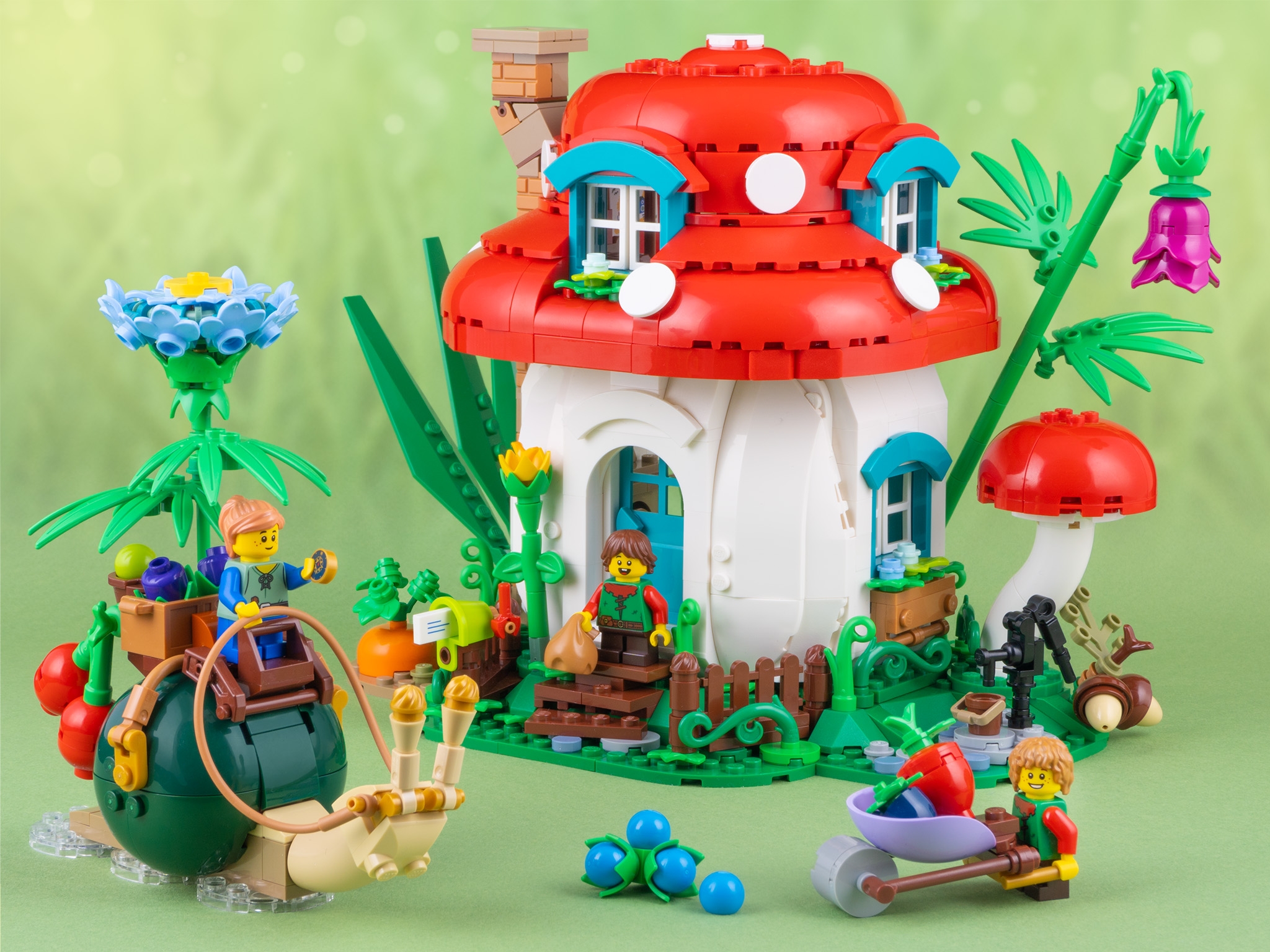 lego bricklink series 2 mushroom house jonaskramm