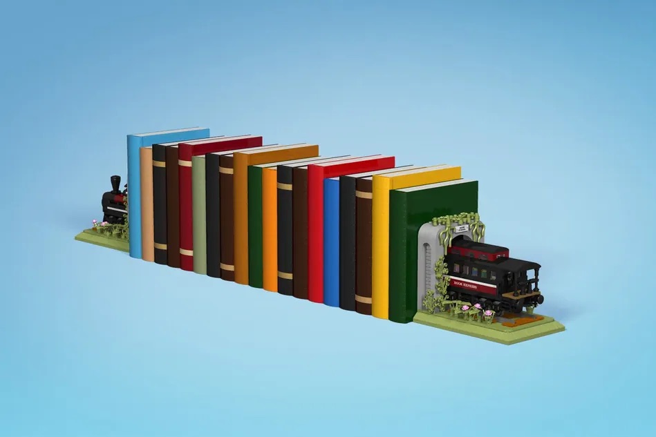 LEGO Ideas Train Bookends 5