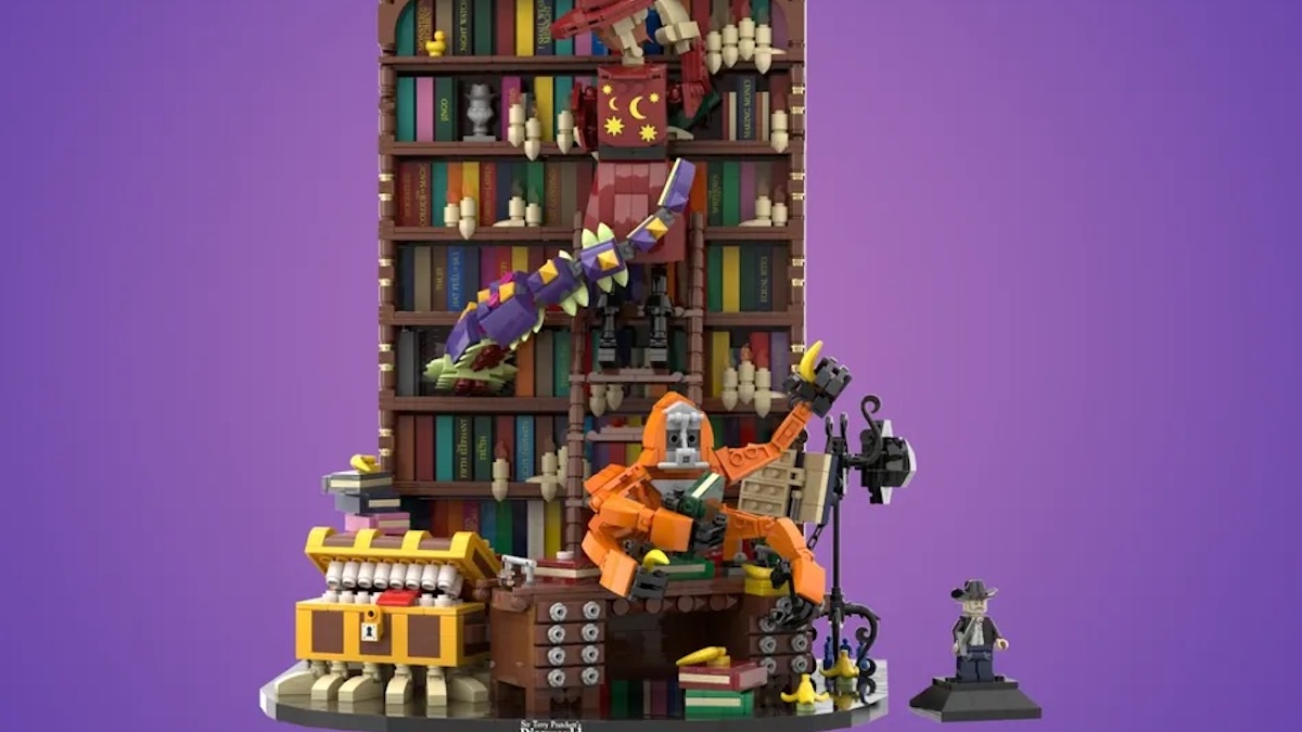 LEGO Ideas fan designer celebrates 40th anniversary of Terry Pratchett's first Discworld novel