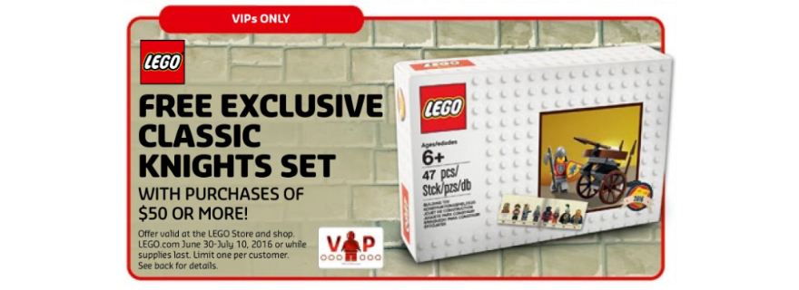 5004419 LEGO Classic Knights Promotion Coming Soon