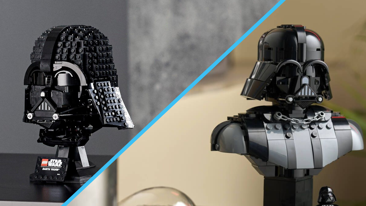 LEGO Star Wars Darth Vader bust improves on helmet decor
