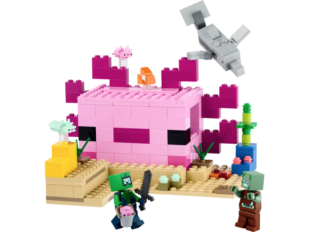 LEGO Minecraft 21247 The Axolotl House 1 1024x769