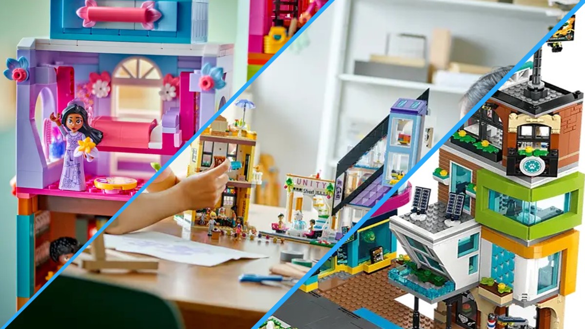 Four unconventional LEGO buildings, now reduced at GAME
