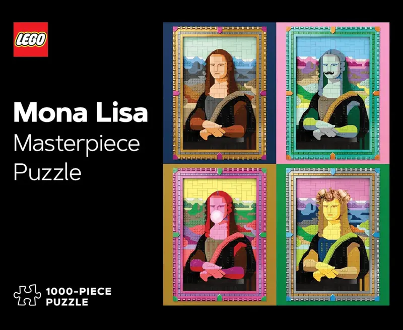 Masterpiece Puzzle Mona Lisa 1000 Piece Puzzle 2