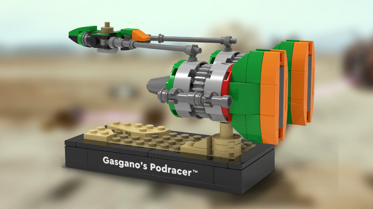 Limited LEGO Star Wars Gasgano’s Podracer set detailed