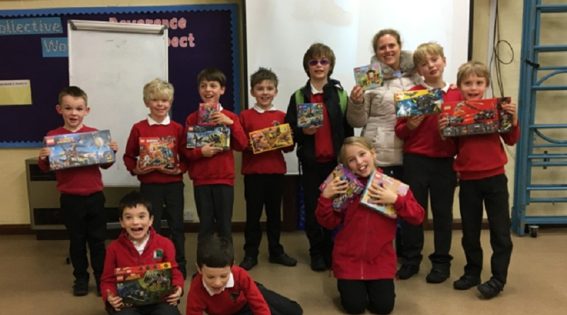 Ed Sheeran donates LEGO sets to Laxfield School LEGO Club