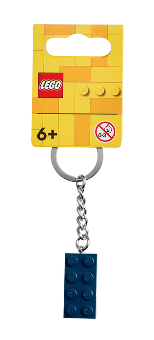 854237 Earth Blue 2x4 Keyring 2