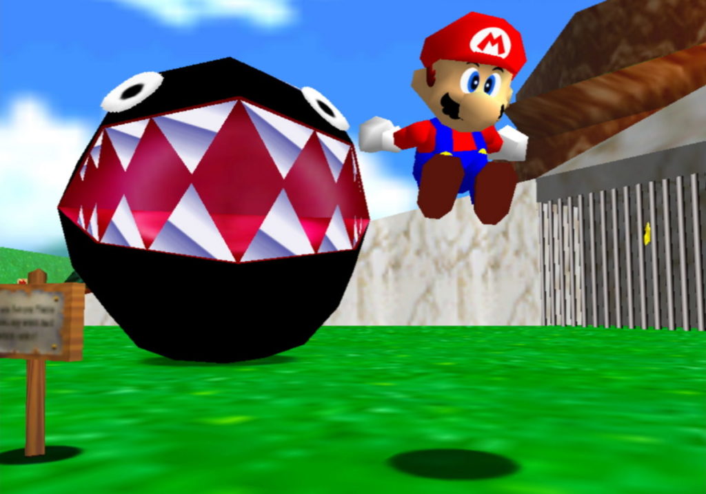 super mario 64 chain chomp 1024x717