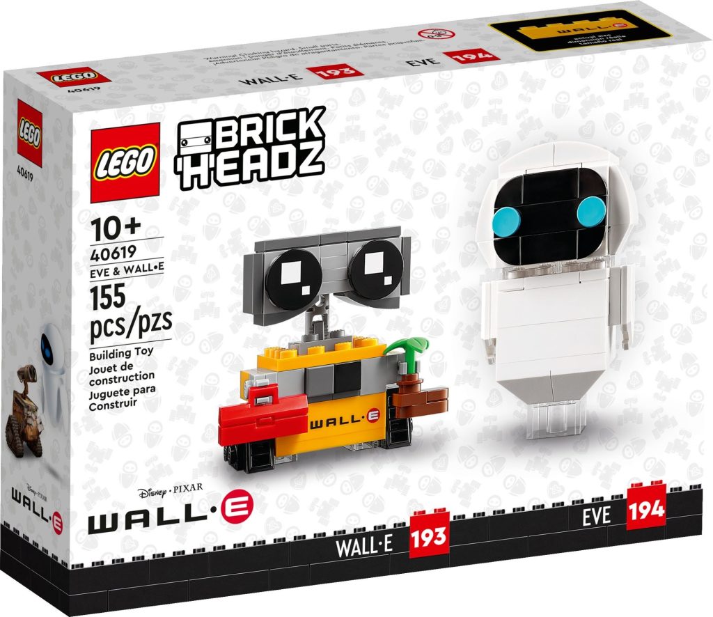 LEGO Disney BrickHeadz 40619 EVE WALL E official 2 1024x886